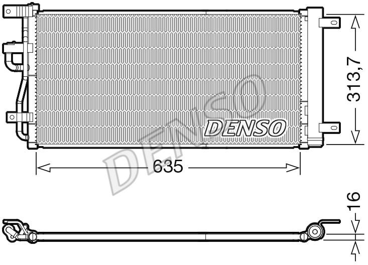 DENSO DCN15007 Cooler Module DCN15007: Buy near me in Poland at 2407.PL - Good price!