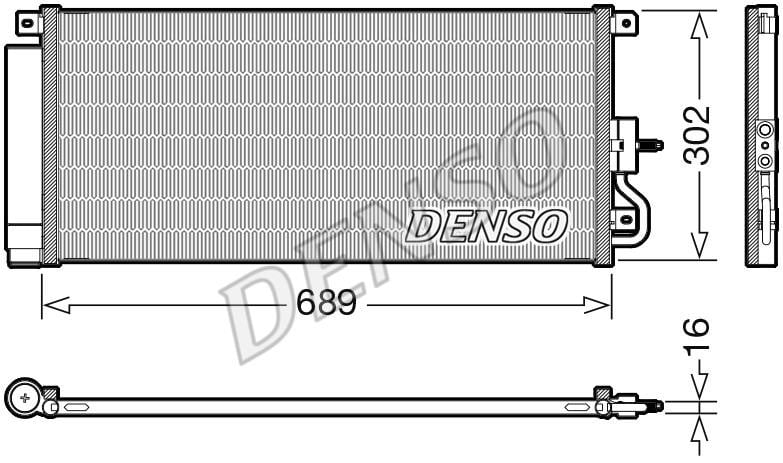 DENSO DCN20048 Радиатор кондиционера (Конденсатор) DCN20048: Купить в Польше - Отличная цена на 2407.PL!