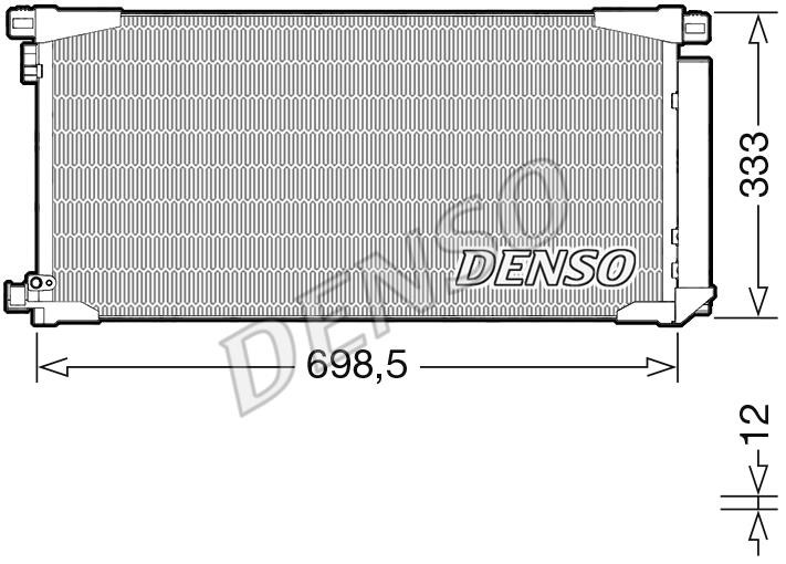 DENSO DCN50115 Радиатор кондиционера (Конденсатор) DCN50115: Купить в Польше - Отличная цена на 2407.PL!