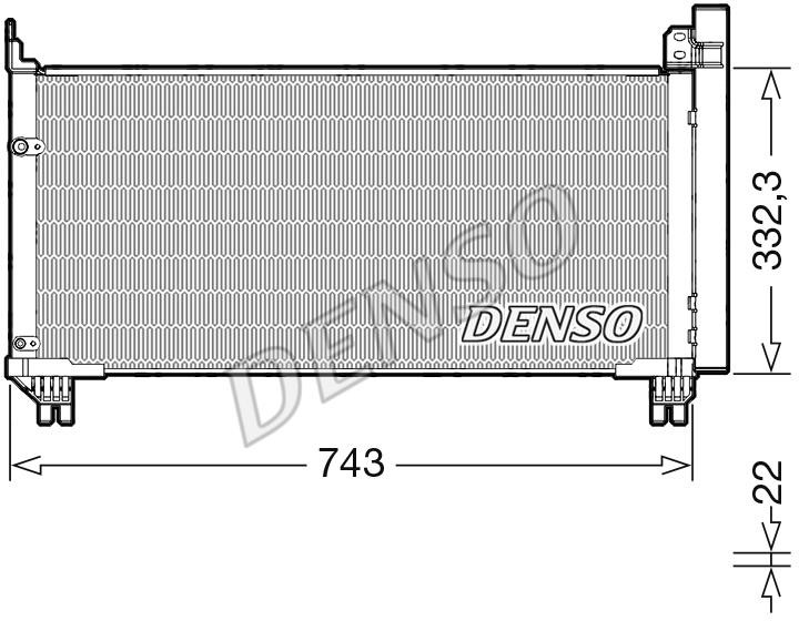 DENSO DCN51014 Радиатор кондиционера (Конденсатор) DCN51014: Отличная цена - Купить в Польше на 2407.PL!
