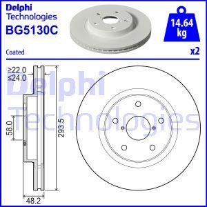 Delphi BG5130C Bremsscheibe BG5130C: Kaufen Sie zu einem guten Preis in Polen bei 2407.PL!