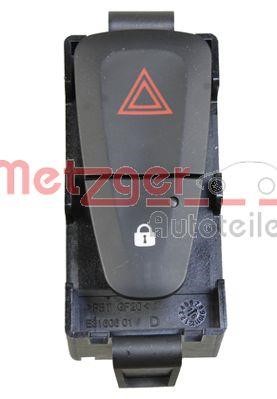 Metzger 0916593 Switch, door lock system 0916593: Buy near me in Poland at 2407.PL - Good price!