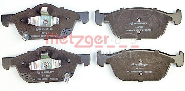 Metzger 1170832 Тормозные колодки дисковые, комплект 1170832: Купить в Польше - Отличная цена на 2407.PL!