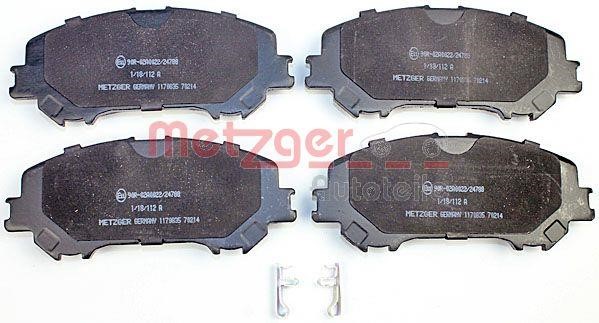 Metzger 1170835 Тормозные колодки дисковые, комплект 1170835: Отличная цена - Купить в Польше на 2407.PL!