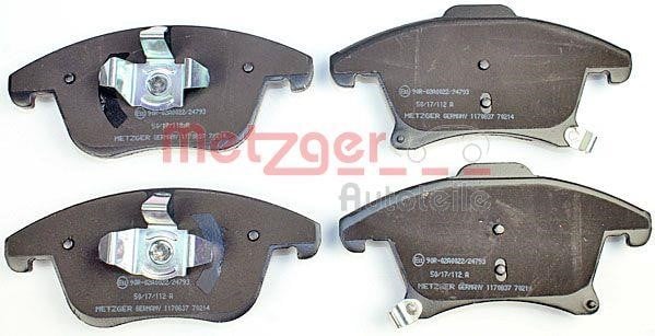 Metzger 1170837 Brake Pad Set, disc brake 1170837: Buy near me in Poland at 2407.PL - Good price!