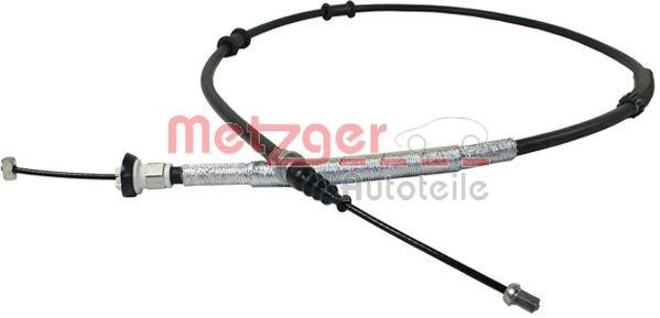 Metzger 120752 Parking brake cable, right 120752: Buy near me in Poland at 2407.PL - Good price!