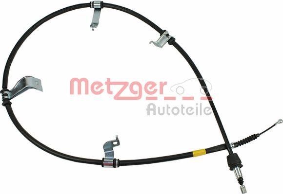 Metzger 172581 Parking brake cable, right 172581: Buy near me in Poland at 2407.PL - Good price!