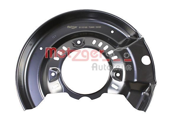Metzger 6115195 Brake dust shield 6115195: Buy near me in Poland at 2407.PL - Good price!