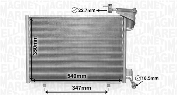 Magneti marelli 350203870000 Cooler Module 350203870000: Buy near me at 2407.PL in Poland at an Affordable price!