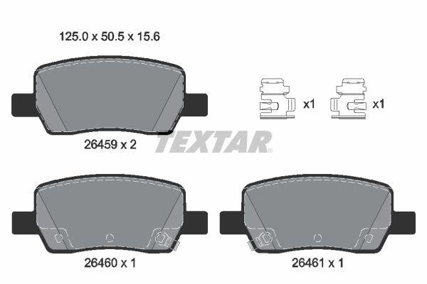 Textar 2645901 Brake Pad Set, disc brake 2645901: Buy near me in Poland at 2407.PL - Good price!