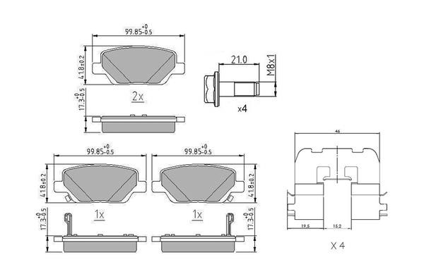 Ferodo FDB5212 Тормозные колодки дисковые, комплект FDB5212: Отличная цена - Купить в Польше на 2407.PL!