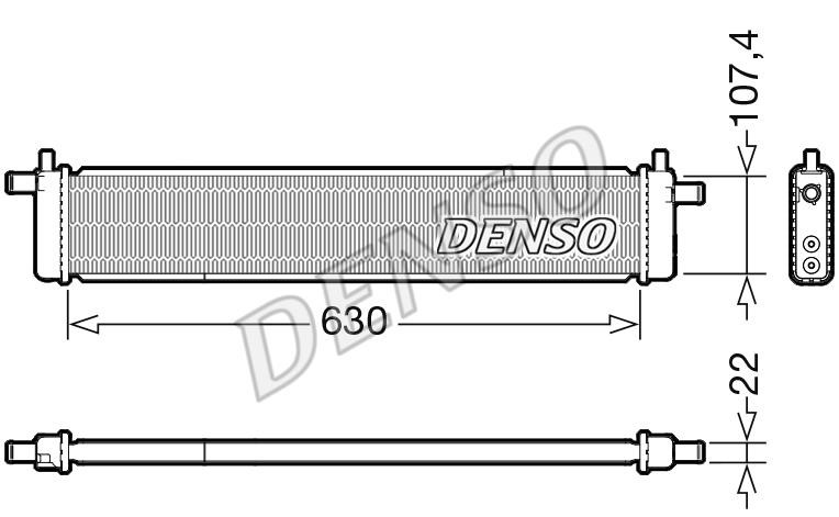 DENSO DRM51013 Radiator, engine cooling DRM51013: Buy near me in Poland at 2407.PL - Good price!
