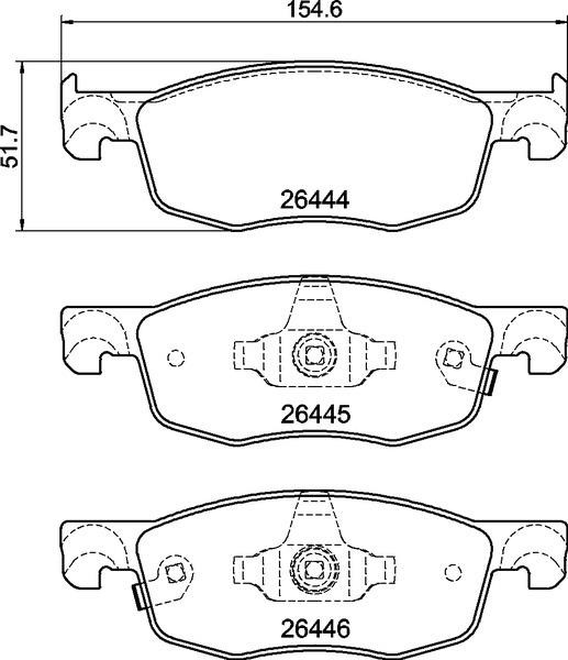 Brembo P 83 185 Scheibenbremsbeläge, Set P83185: Kaufen Sie zu einem guten Preis in Polen bei 2407.PL!