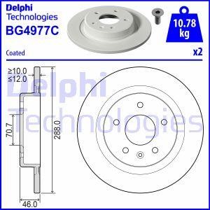 Delphi BG4977C Bremsscheibe BG4977C: Bestellen Sie in Polen zu einem guten Preis bei 2407.PL!