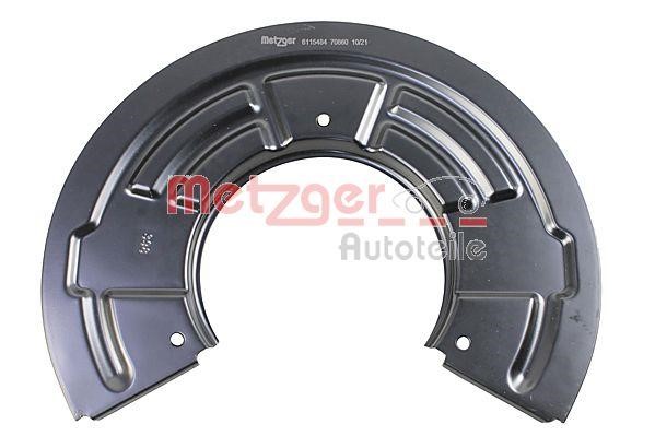 Metzger 6115484 Brake dust shield 6115484: Buy near me in Poland at 2407.PL - Good price!