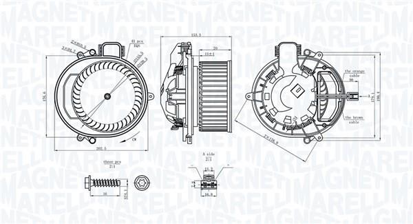 Magneti marelli 069412722010 Fan assy - heater motor 069412722010: Buy near me in Poland at 2407.PL - Good price!