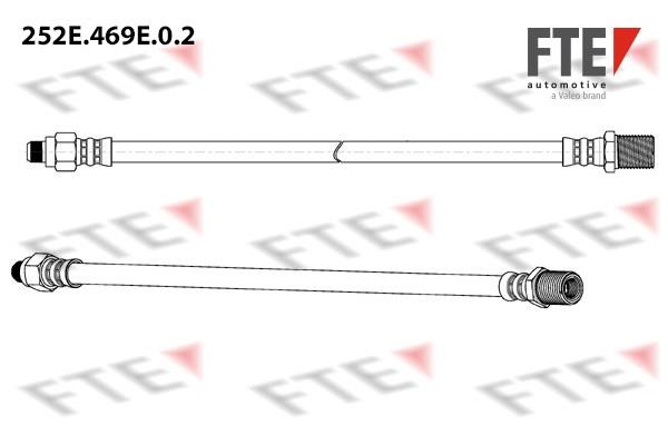FTE 252E.469E.0.2 Przewód hamulcowy elastyczny 252E469E02: Dobra cena w Polsce na 2407.PL - Kup Teraz!