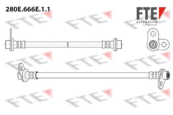 FTE 280E.666E.1.1 Bremsschlauch 280E666E11: Kaufen Sie zu einem guten Preis in Polen bei 2407.PL!