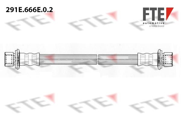 FTE 291E.666E.0.2 Przewód hamulcowy elastyczny 291E666E02: Dobra cena w Polsce na 2407.PL - Kup Teraz!