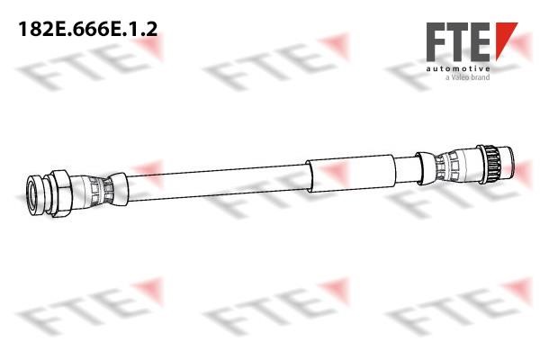 FTE 182E.666E.1.2 Brake Hose 182E666E12: Buy near me at 2407.PL in Poland at an Affordable price!