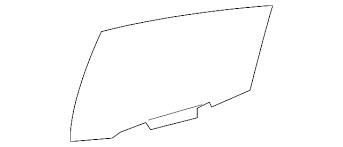 Toyota 68140-52280 Rear left door glass 6814052280: Buy near me in Poland at 2407.PL - Good price!
