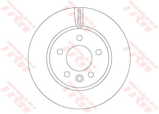 TRW DF6589S Brake disk DF6589S: Buy near me in Poland at 2407.PL - Good price!