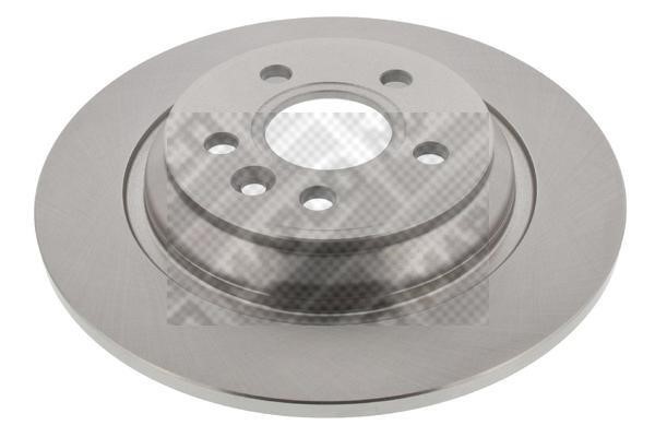 Mapco 25905 Rear brake disc, non-ventilated 25905: Buy near me in Poland at 2407.PL - Good price!