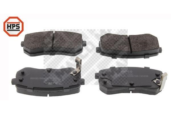 Mapco 6816HPS Front disc brake pads, set 6816HPS: Buy near me in Poland at 2407.PL - Good price!