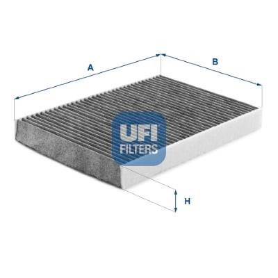 Ufi 54.348.00 Filter, interior air 5434800: Buy near me at 2407.PL in Poland at an Affordable price!