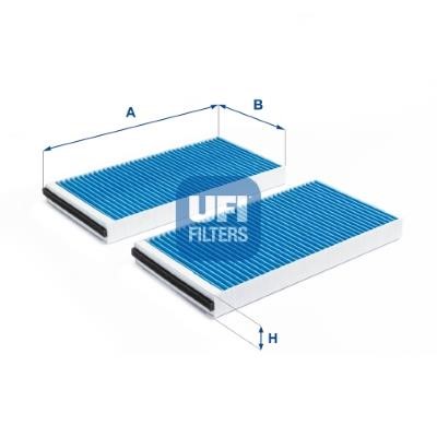 Ufi 34.397.00 Filter, interior air 3439700: Buy near me at 2407.PL in Poland at an Affordable price!