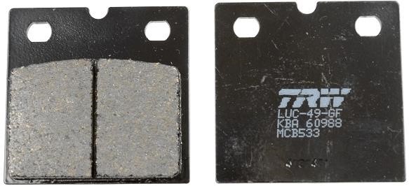 TRW MCB533 Brake Pad Set, disc brake MCB533: Buy near me in Poland at 2407.PL - Good price!