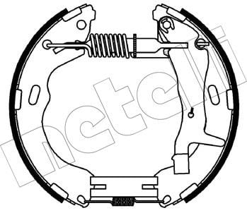 Metelli 51-0538 Brake shoe set 510538: Buy near me in Poland at 2407.PL - Good price!