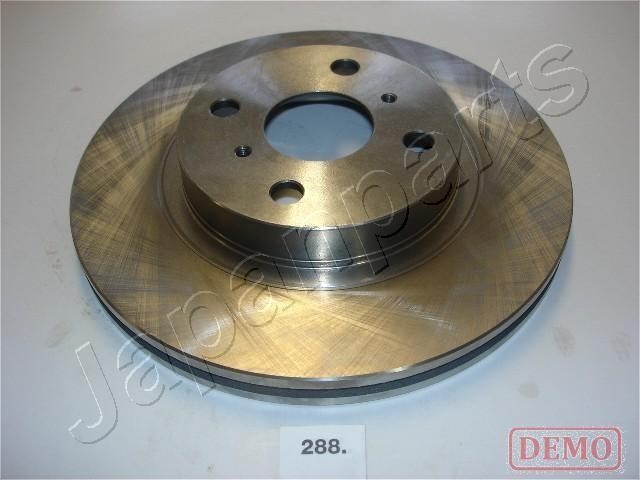 Japanparts DI-288C Front brake disc ventilated DI288C: Buy near me at 2407.PL in Poland at an Affordable price!