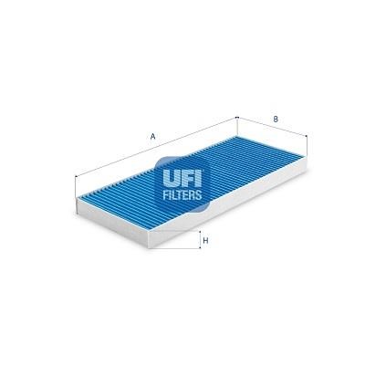 Ufi 34.156.00 Filter, interior air 3415600: Buy near me at 2407.PL in Poland at an Affordable price!