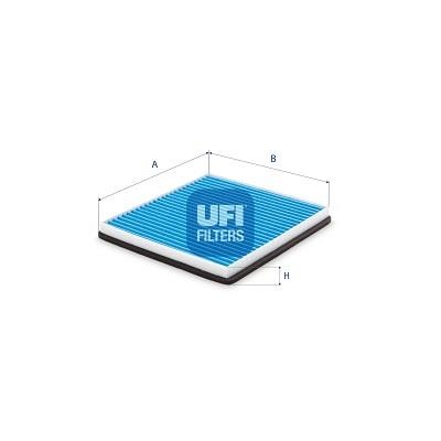 Ufi 34.253.00 Filter, interior air 3425300: Buy near me at 2407.PL in Poland at an Affordable price!
