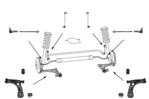 Meyle WG1333200 Control arm kit WG1333200: Buy near me in Poland at 2407.PL - Good price!