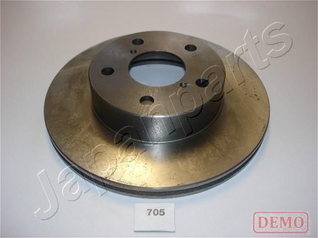 Japanparts DI-705C Front brake disc ventilated DI705C: Buy near me in Poland at 2407.PL - Good price!