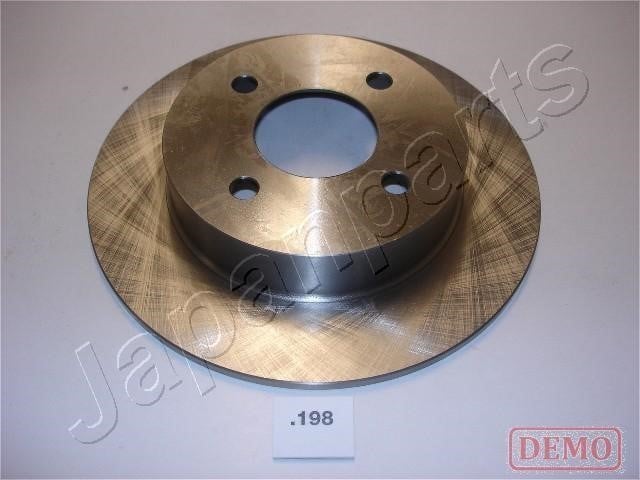 Japanparts DP-198C Тормозной диск задний невентилируемый DP198C: Купить в Польше - Отличная цена на 2407.PL!