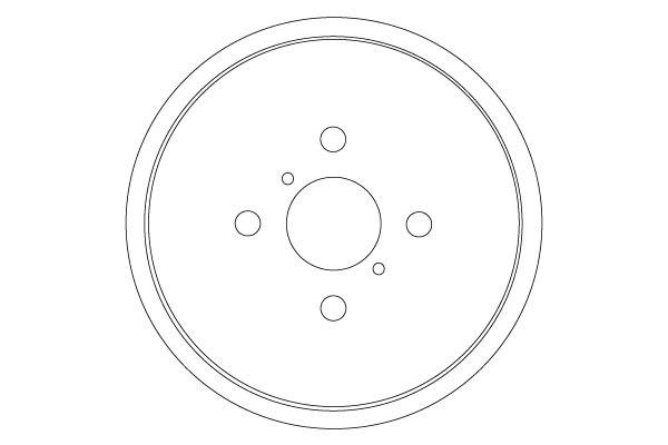 TRW DB4551 Brake drum DB4551: Buy near me at 2407.PL in Poland at an Affordable price!