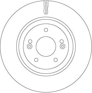 TRW DF7592 Innenbelüftete Bremsscheibe vorne DF7592: Kaufen Sie zu einem guten Preis in Polen bei 2407.PL!