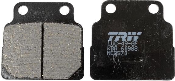 TRW MCB570 Тормозные колодки дисковые, комплект MCB570: Отличная цена - Купить в Польше на 2407.PL!