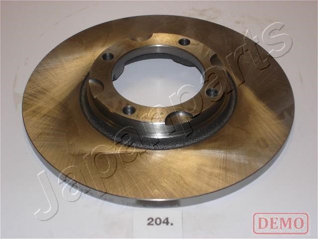 Japanparts DI-204C Unventilated front brake disc DI204C: Buy near me in Poland at 2407.PL - Good price!