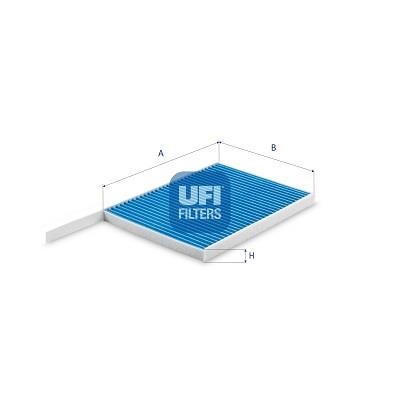 Ufi 34.233.00 Filter, interior air 3423300: Buy near me at 2407.PL in Poland at an Affordable price!