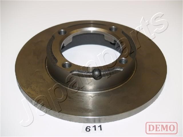 Japanparts DI-611C Unventilated front brake disc DI611C: Buy near me at 2407.PL in Poland at an Affordable price!