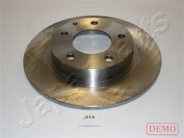 Japanparts DP-314C Тормозной диск задний невентилируемый DP314C: Отличная цена - Купить в Польше на 2407.PL!