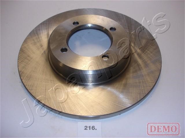 Japanparts DI-216C Unventilated front brake disc DI216C: Buy near me at 2407.PL in Poland at an Affordable price!