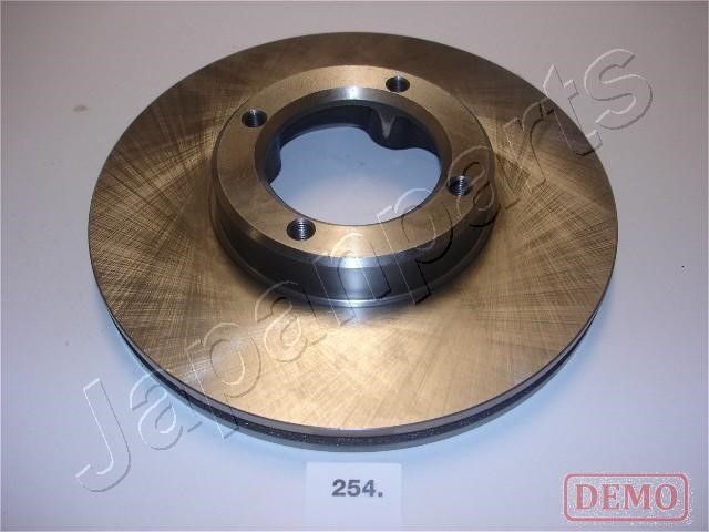Japanparts DI-254C Front brake disc ventilated DI254C: Buy near me in Poland at 2407.PL - Good price!