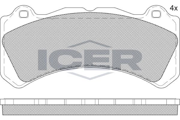 Icer 182377 Scheibenbremsbeläge, Set 182377: Kaufen Sie zu einem guten Preis in Polen bei 2407.PL!