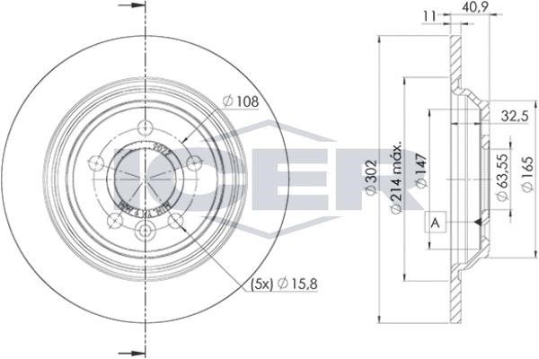 Icer 78BD90772 Brake disc 78BD90772: Buy near me in Poland at 2407.PL - Good price!