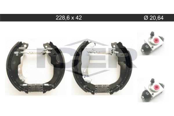 Icer 79KT0111 C Brake shoe set 79KT0111C: Buy near me in Poland at 2407.PL - Good price!